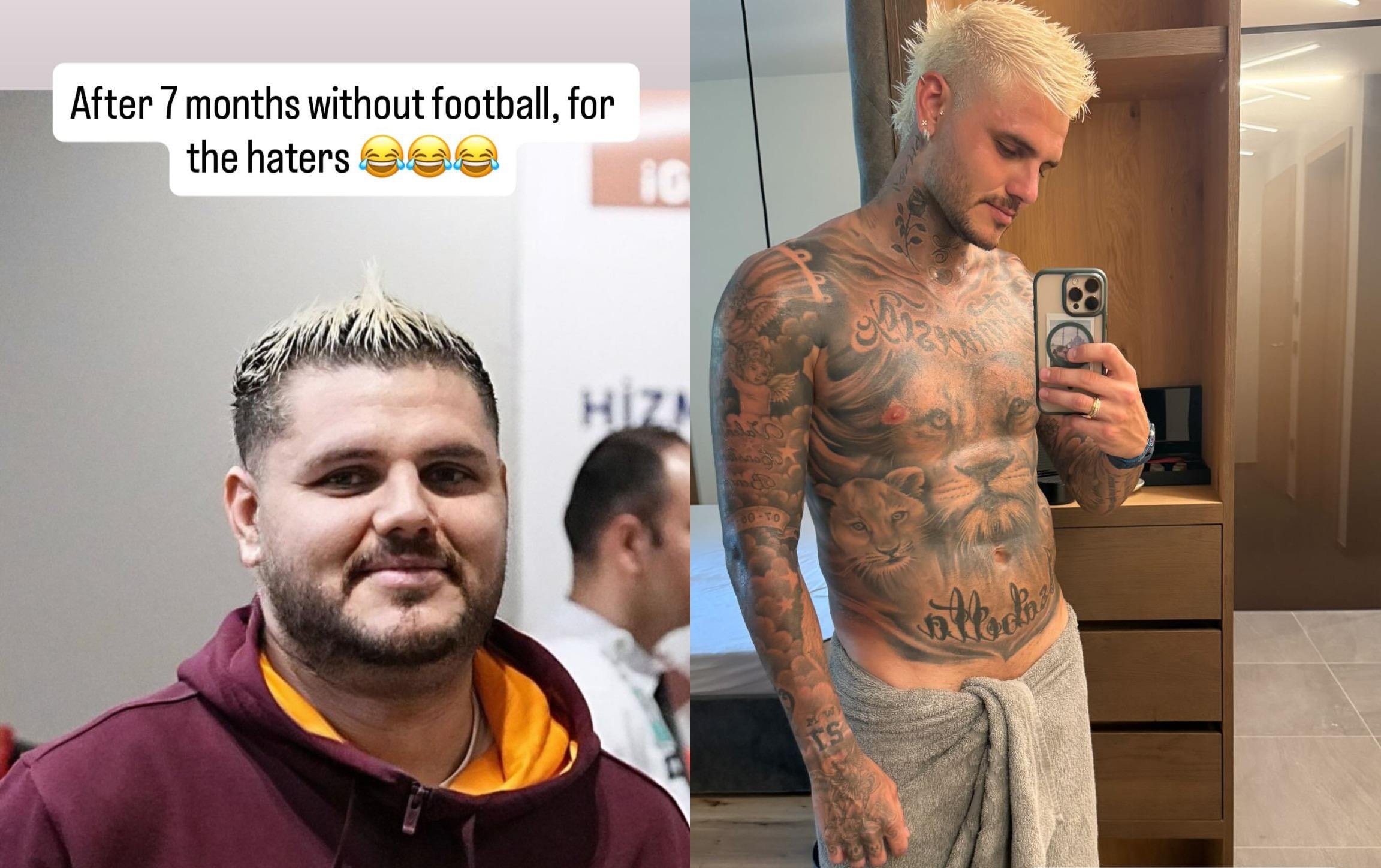 Icardi’den olay kilo göndermesi! Icardi’den olay kilo göndermesi!