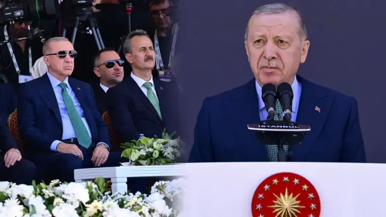 İsrail’in silah tedarikçilerinin olduğu fuarda Erdoğan’dan ‘Gazze’ mesajı: ‘Her kim sessiz kalıyorsa buna ortak oluyor demektir’ İsrail’in silah tedarikçilerinin olduğu fuarda Erdoğan’dan ‘Gazze’ mesajı: ‘Her kim sessiz kalıyorsa buna ortak oluyor demektir’