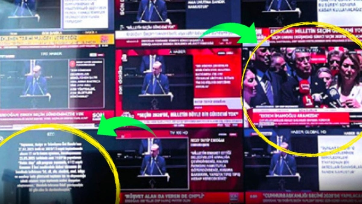 İşte hayal ettikleri Türkiye! İkisi hariç tüm ekranlarda Erdoğan… İşte hayal ettikleri Türkiye! İkisi hariç tüm ekranlarda Erdoğan…