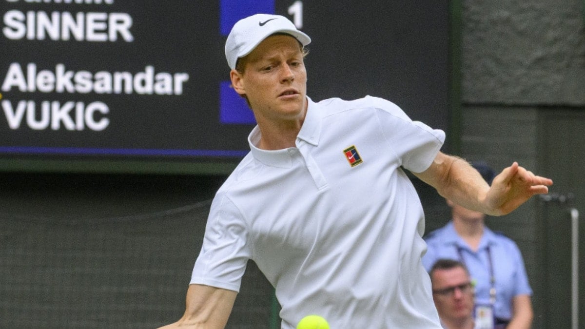 Jannik Sinner, Wimbledon’da 4. turda Jannik Sinner, Wimbledon’da 4. turda