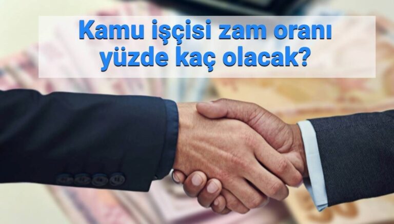 Kamu işçisi toplu sözleşme görüşmelerinde son durum 2025: 4-D Kamu işçisi zammı % kaç olacak, yeni teklif belli oldu mu? Kamu işçisi toplu sözleşme görüşmelerinde son durum 2025: 4-D Kamu işçisi zammı % kaç olacak, yeni teklif belli oldu mu?