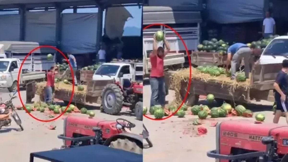Karpuz üreticileri isyan etti: İşlem başlatıldı Karpuz üreticileri isyan etti: İşlem başlatıldı
