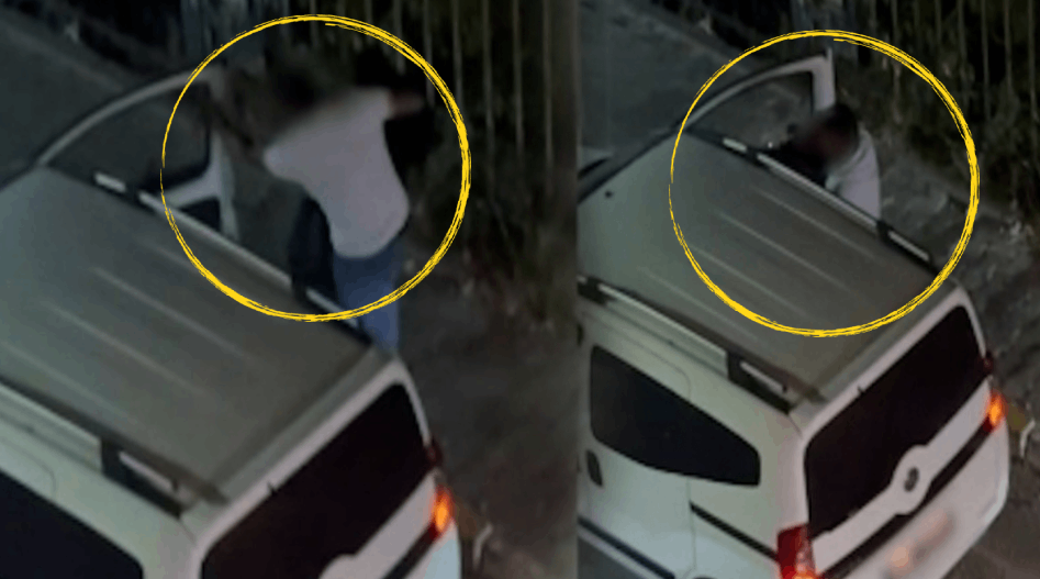 Kız arkadaşını döverek araca bindirdi: Dehşet anları kamerada Kız arkadaşını döverek araca bindirdi: Dehşet anları kamerada