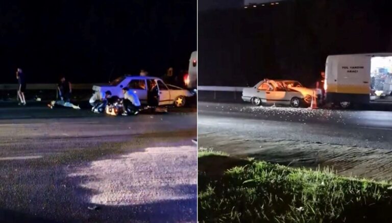 Küçükçekmece’de otomobil, İETT yol bakım aracına çarptı: 1’i ağır 5 yaralı Küçükçekmece’de otomobil, İETT yol bakım aracına çarptı: 1’i ağır 5 yaralı