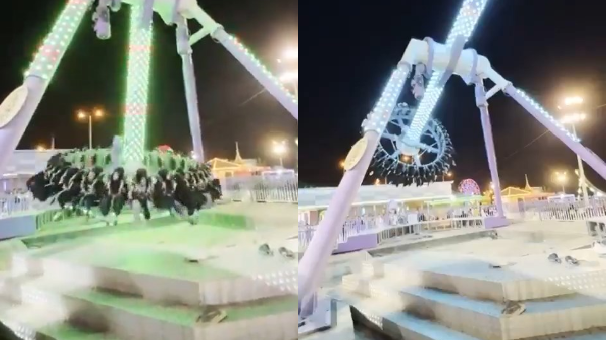Lunaparkta korkunç kaza: Eğlence aracı ortadan ikiye kırıldı Lunaparkta korkunç kaza: Eğlence aracı ortadan ikiye kırıldı