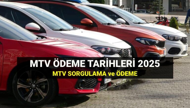 MTV 2. taksit ödemeleri başladı: MTV 2025 son gün ne zaman? MTV 2. taksit ödemeleri başladı: MTV 2025 son gün ne zaman?