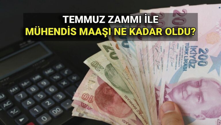 Mühendis maaşları Temmuz’da ne kadar oldu? 2025 mühendis maaş zammı yüzde kaç? Güncel mühendis maaşı Mühendis maaşları Temmuz’da ne kadar oldu? 2025 mühendis maaş zammı yüzde kaç? Güncel mühendis maaşı