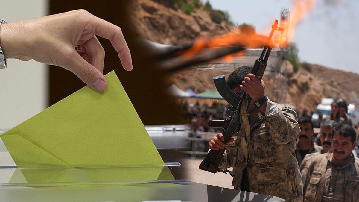 PKK’nın silah yakmasının ardından ilk anket ortaya çıktı: Seçmen ortadan ikiye bölündü PKK’nın silah yakmasının ardından ilk anket ortaya çıktı: Seçmen ortadan ikiye bölündü