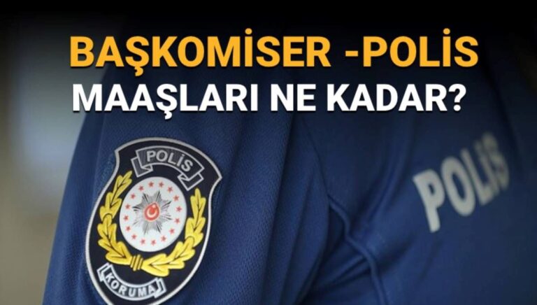 Polis memuru ve komiser maaşları 2025 ne kadar oldu? (Temmuz polis maaşları) Polis memuru ve komiser maaşları 2025 ne kadar oldu? (Temmuz polis maaşları)