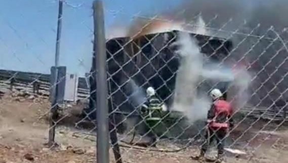 Şanlıurfa’da trafo yangını Şanlıurfa’da trafo yangını
