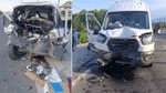 Seydişehir yolunda feci kaza: Minibüs otomobile çarptı Seydişehir yolunda feci kaza: Minibüs otomobile çarptı