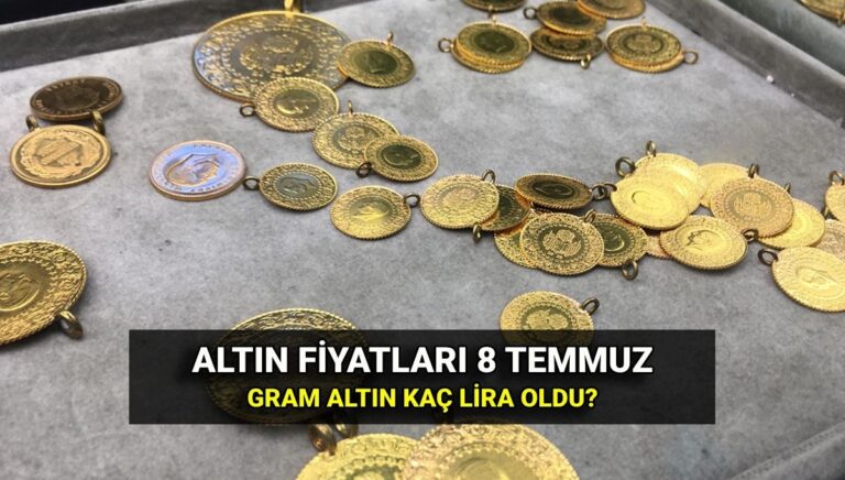 Son dakika altın fiyatları 8 Temmuz: Bugün gram altın kaç TL oldu? Son dakika altın fiyatları 8 Temmuz: Bugün gram altın kaç TL oldu?