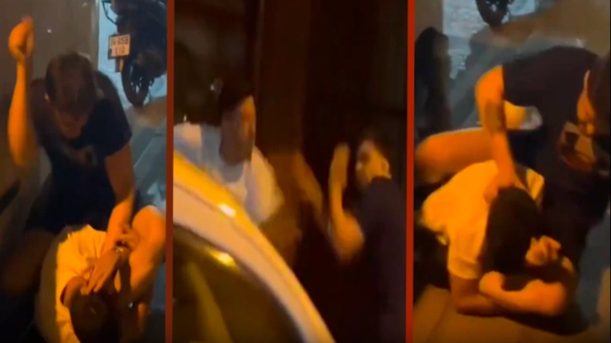 Sosyal medyanın konuştuğu kavga: X te tartışıp sokakta kapıştılar Sosyal medyanın konuştuğu kavga: X te tartışıp sokakta kapıştılar