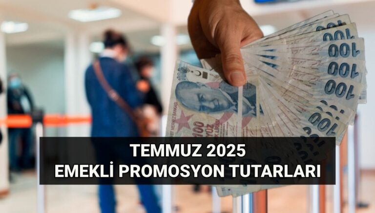 Temmuz emekli promosyonu güncel tutar: Emekli banka promosyonu ne kadar oldu? En yüksek promosyon veren bankalar listesi Temmuz emekli promosyonu güncel tutar: Emekli banka promosyonu ne kadar oldu? En yüksek promosyon veren bankalar listesi