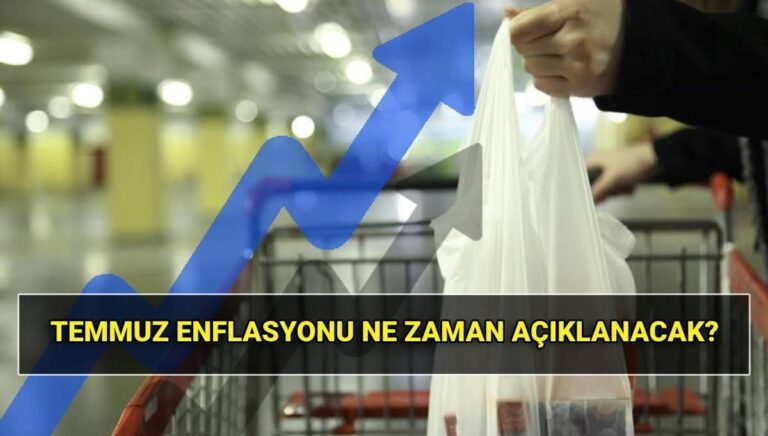 TÜİK tarafından Temmuz enflasyon rakamları ne zaman, saat kaçta açıklanır? 2025 TCMB enflasyon oranı beklentisi TÜİK tarafından Temmuz enflasyon rakamları ne zaman, saat kaçta açıklanır? 2025 TCMB enflasyon oranı beklentisi