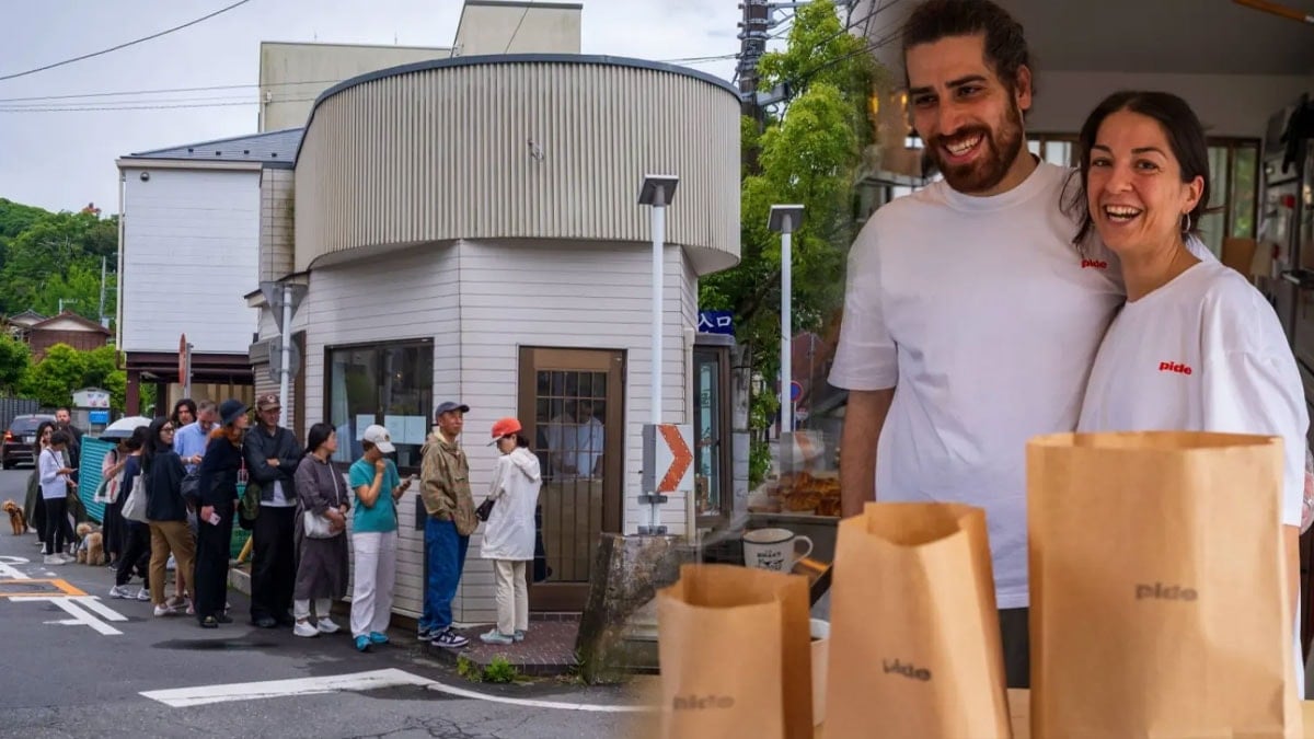 Türk çiftin Japonya’da sattığı lezzet için kuyruğa giriyorlar Türk çiftin Japonya’da sattığı lezzet için kuyruğa giriyorlar