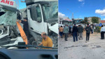 Van’da tır kamyona arkadan çarptı, sürücü kabinde sıkıştı Van’da tır kamyona arkadan çarptı, sürücü kabinde sıkıştı
