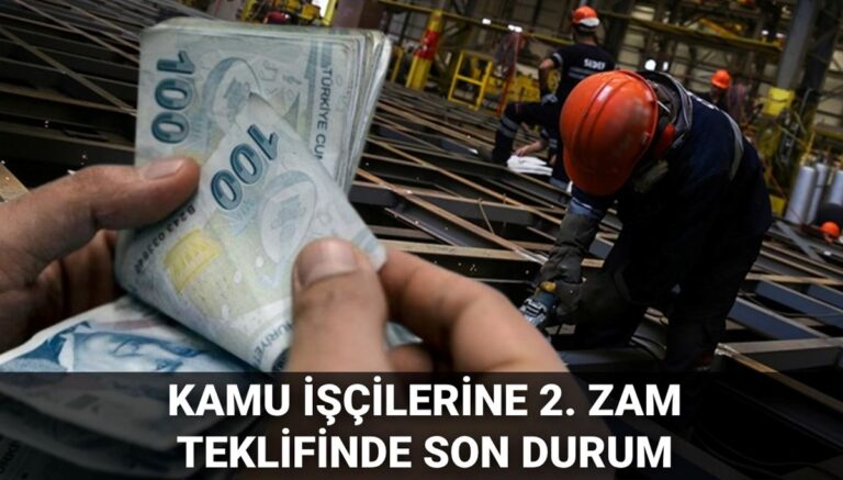 Yeni teklif açıklandı! Kamu işçisi toplu sözleşme zammı 2025: Kamu işçilerine 2. zam teklifi ne kadar, yüzde kaç oldu? Yeni teklif açıklandı! Kamu işçisi toplu sözleşme zammı 2025: Kamu işçilerine 2. zam teklifi ne kadar, yüzde kaç oldu?