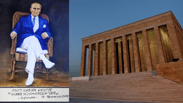 Yılmaz Büyükerşen’den Anıtkabir’e muhteşem hediye Yılmaz Büyükerşen’den Anıtkabir’e muhteşem hediye