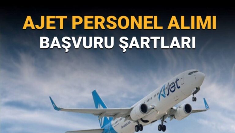 AJet sorumlu kaptan ve II. pilot alımı için başvuruları açtı: Ajet pilot alımı başvurusu nasıl yapılır? AJet sorumlu kaptan ve II. pilot alımı için başvuruları açtı: Ajet pilot alımı başvurusu nasıl yapılır?