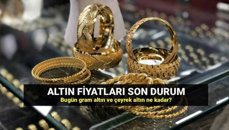 Altın yükseliyor mu? Gram ve çeyrek altın ne kadar? 7 Ağustos canlı altın fiyatları Altın yükseliyor mu? Gram ve çeyrek altın ne kadar? 7 Ağustos canlı altın fiyatları
