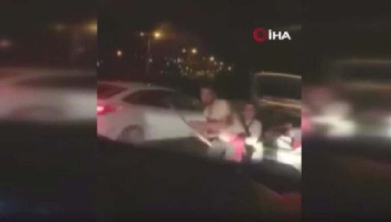 Ankara’da trafikte baltalı saldırı Ankara’da trafikte baltalı saldırı
