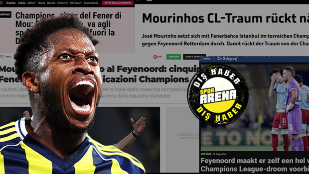 Avrupa basını, Fenerbahçe’yi konuşuyor! ‘Mourinho’dan bir tokat daha! Feyenoord, İstanbul cehenneminden kurtulamadı’ Avrupa basını, Fenerbahçe’yi konuşuyor! ‘Mourinho’dan bir tokat daha! Feyenoord, İstanbul cehenneminden kurtulamadı’