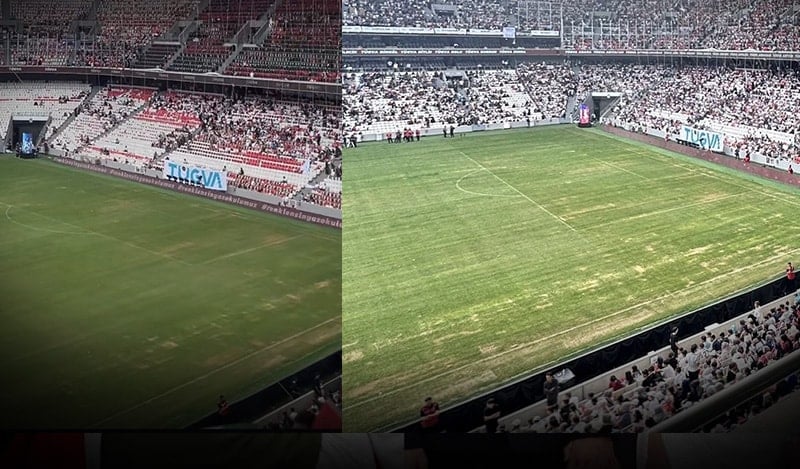 Beşiktaş Stadı’nda çileden çıkartan görüntü Beşiktaş Stadı’nda çileden çıkartan görüntü