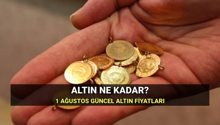 Bugün gram ne kadar? 1 Ağustos altın alış ve satış fiyatları: Gram ve çeyrek altın kaç TL? Bugün gram ne kadar? 1 Ağustos altın alış ve satış fiyatları: Gram ve çeyrek altın kaç TL?