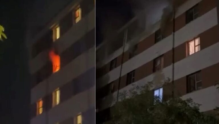 Bursa’da öğrenci yurdunda yangın Bursa’da öğrenci yurdunda yangın