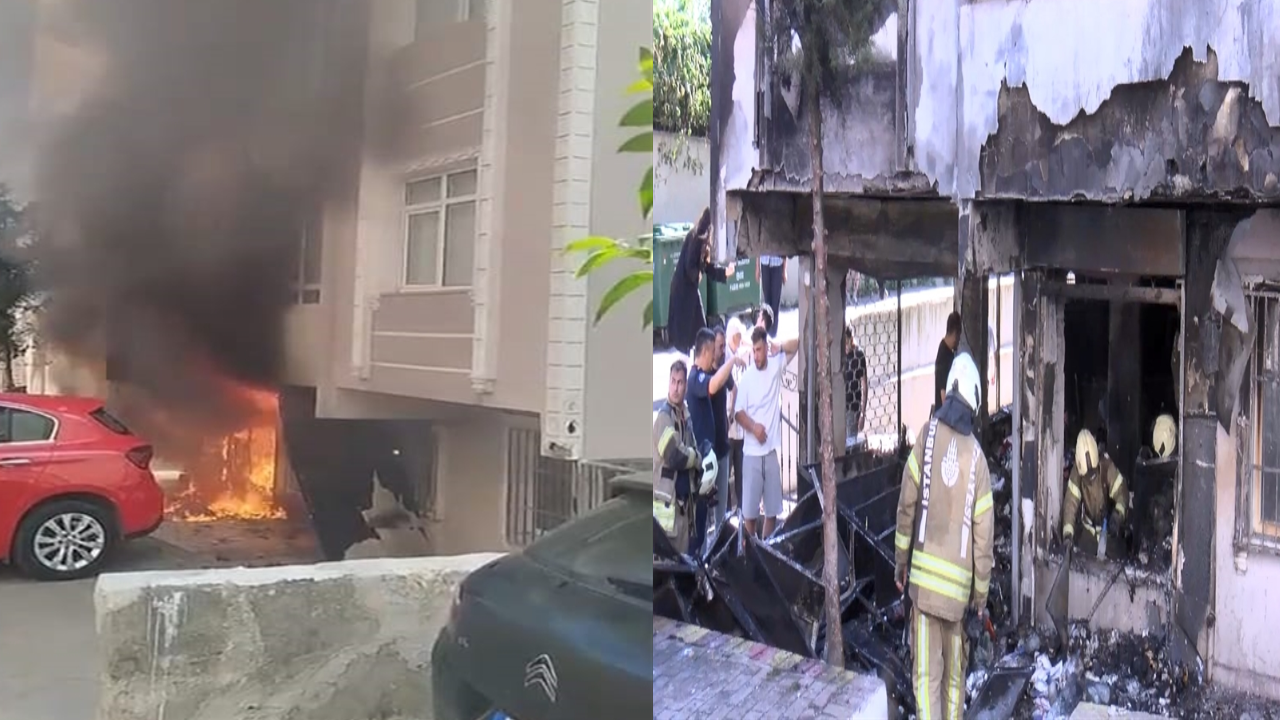 Fatih’te ecza deposunda yangın; patlama anları kamerada Fatih’te ecza deposunda yangın; patlama anları kamerada