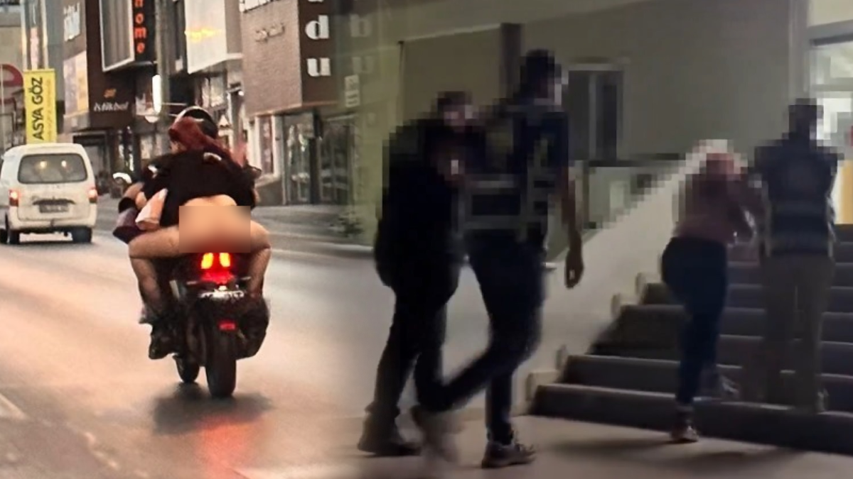 G-string ile motora binen genç kadına ‘kask takmama’ cezası G-string ile motora binen genç kadına ‘kask takmama’ cezası