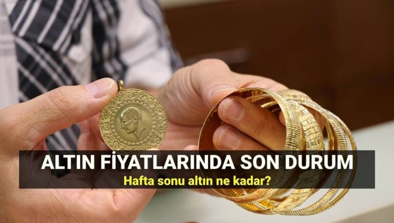 Hafta sonu gram ne kadar? 2 Ağustos altın fiyatlarında son durum: Altın alış ve satış fiyatı kaç TL? Hafta sonu gram ne kadar? 2 Ağustos altın fiyatlarında son durum: Altın alış ve satış fiyatı kaç TL?