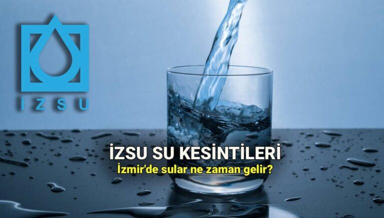 İZSU kesintide son durum! İzmir su kesintileri 7 Ağustos: İzmir’de sular ne zaman gelecek? İZSU kesintide son durum! İzmir su kesintileri 7 Ağustos: İzmir’de sular ne zaman gelecek?