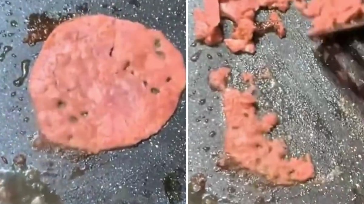 Marketten aldığı salam tavaya koyduğu gibi eridi: ‘Artık plastik mi satıyorsunuz’ Marketten aldığı salam tavaya koyduğu gibi eridi: ‘Artık plastik mi satıyorsunuz’