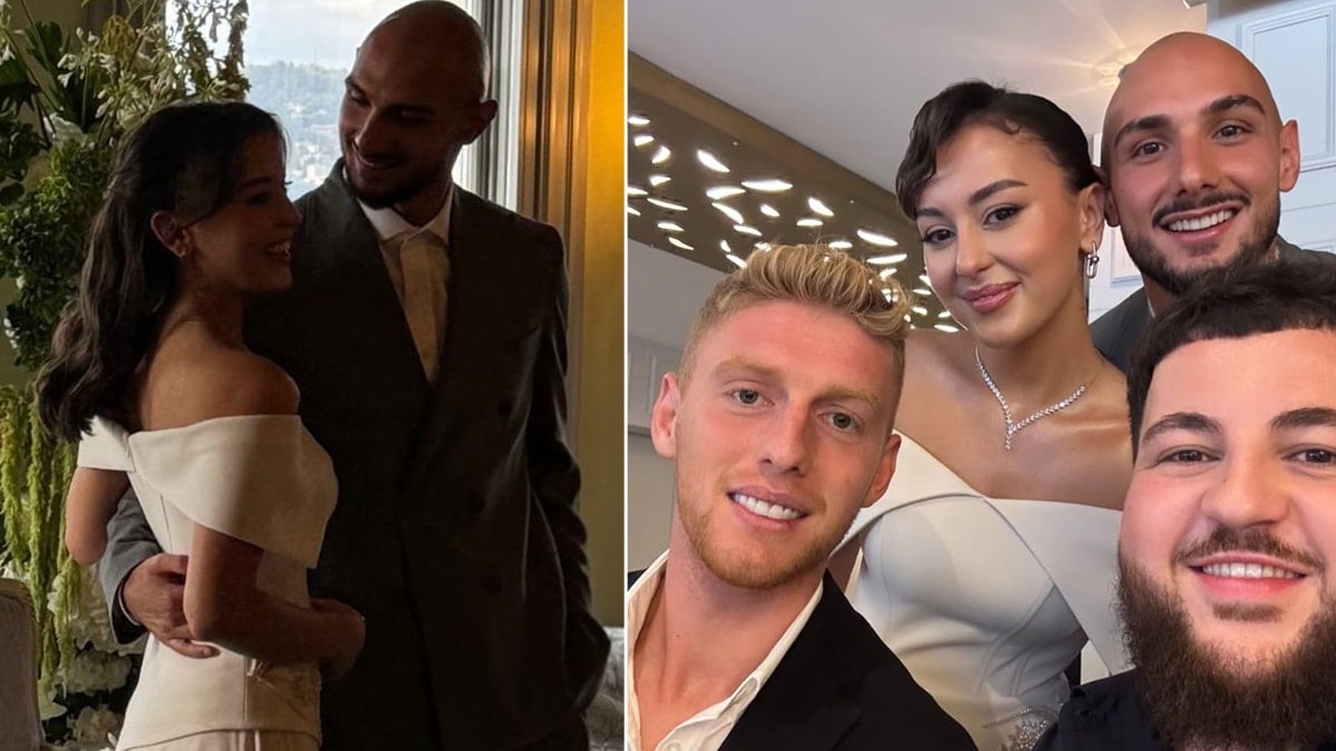 Milli futbolcu sosyal medya fenomeniyle nişanlandı Milli futbolcu sosyal medya fenomeniyle nişanlandı