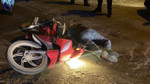 Seyir halindeki motosiklet park halindeki araca çarptı: 1 yaralı Seyir halindeki motosiklet park halindeki araca çarptı: 1 yaralı