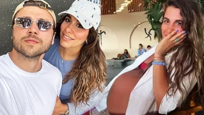 Tolga Sarıtaş eşi Zeynep Mayruk’un karnı burnunda son halini paylaştı Tolga Sarıtaş eşi Zeynep Mayruk’un karnı burnunda son halini paylaştı
